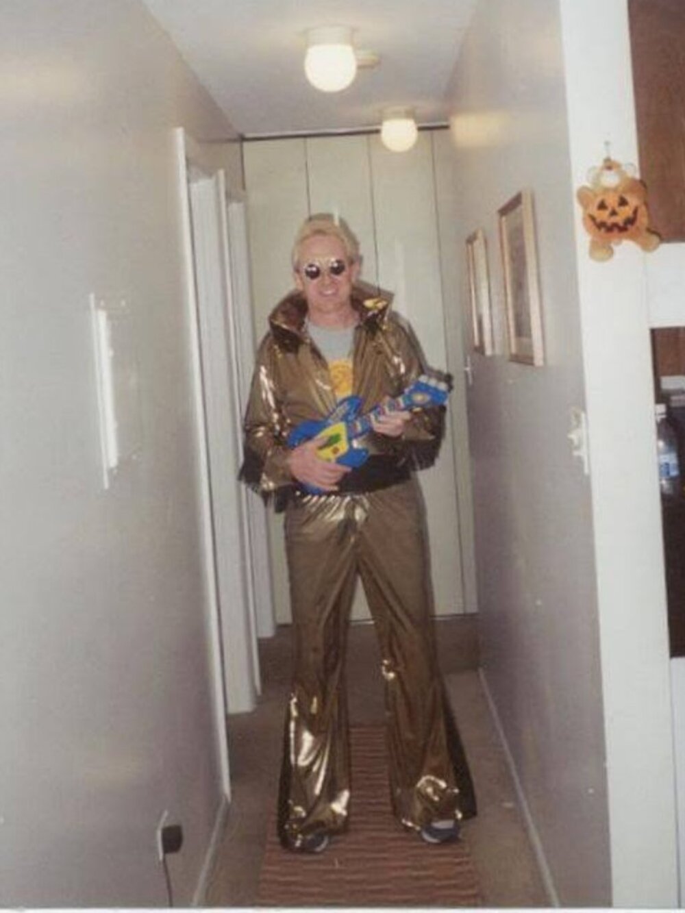 Vintage Rock Star Men's Halloween Costume ... or Cosplay Fun! ... Lame Fabric